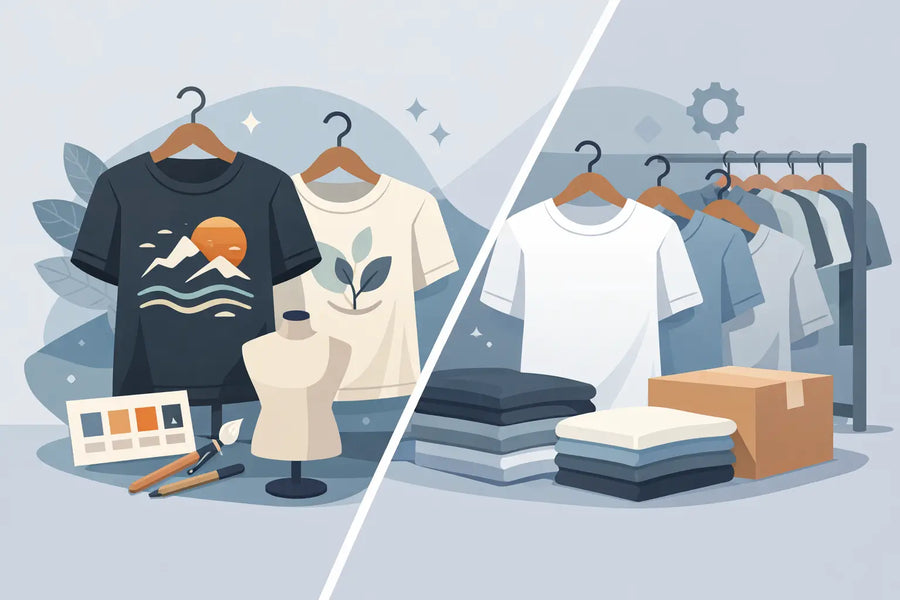 Boutique Graphic Shirts vs Mass Market Tees