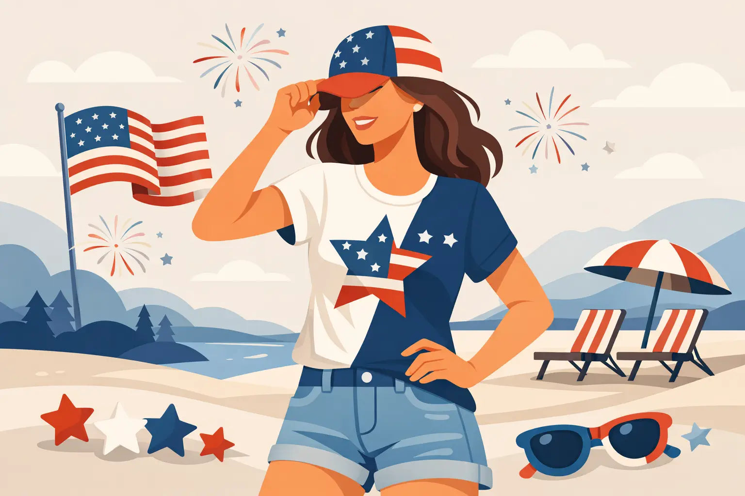 Patriotic Graphic Tees for Women That Feel Fun