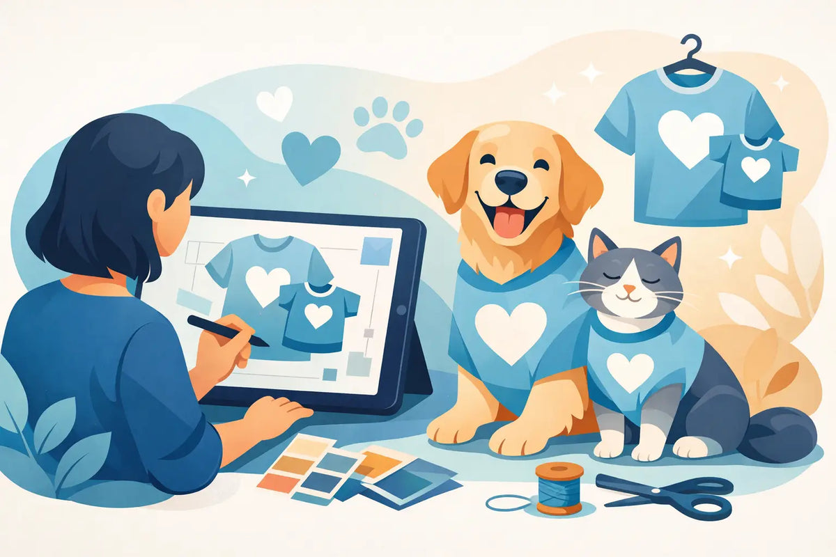 How to Design Matching Pet Shirts That Feel Personal
