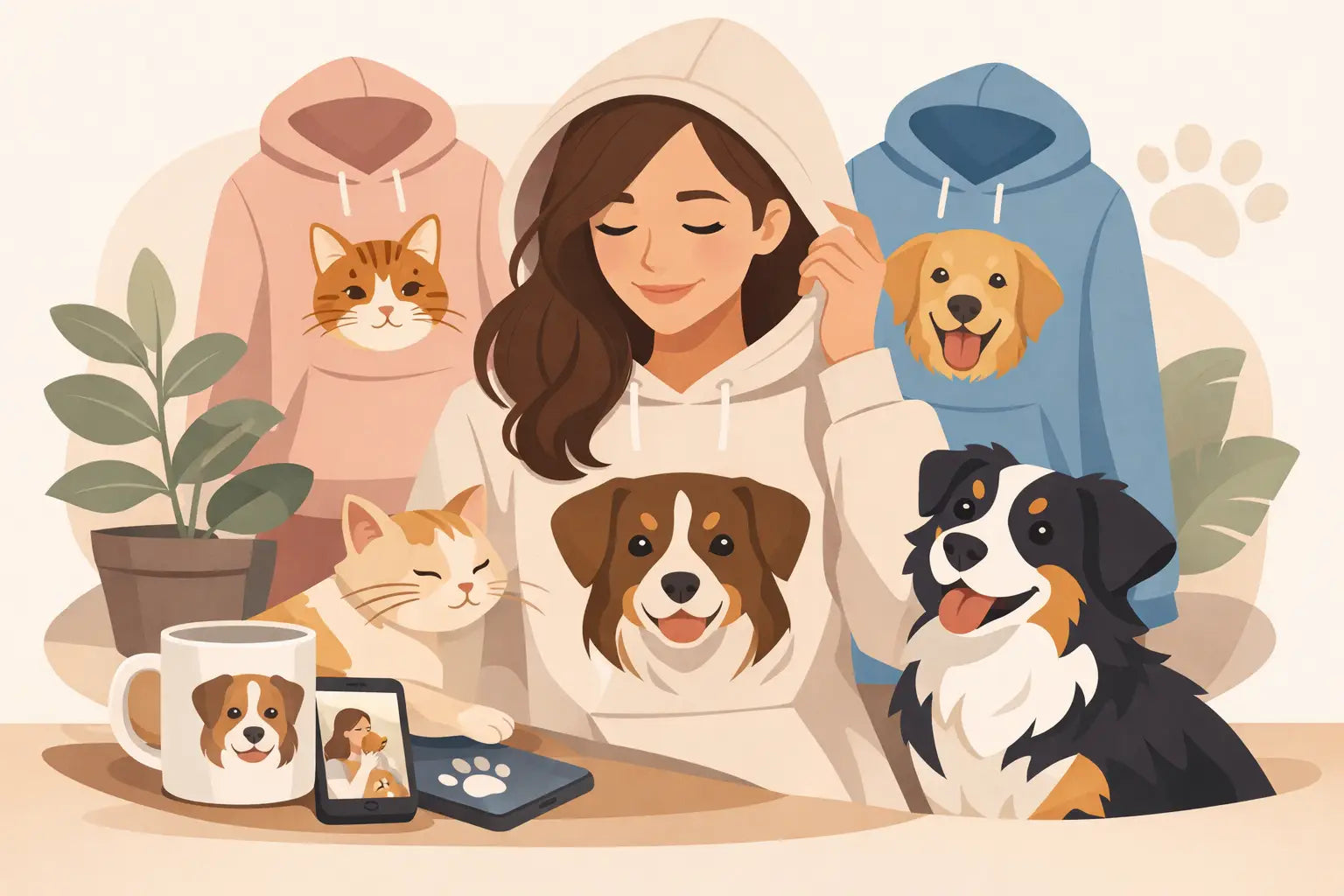 Pet Lover Hoodies for Women That Feel Personal