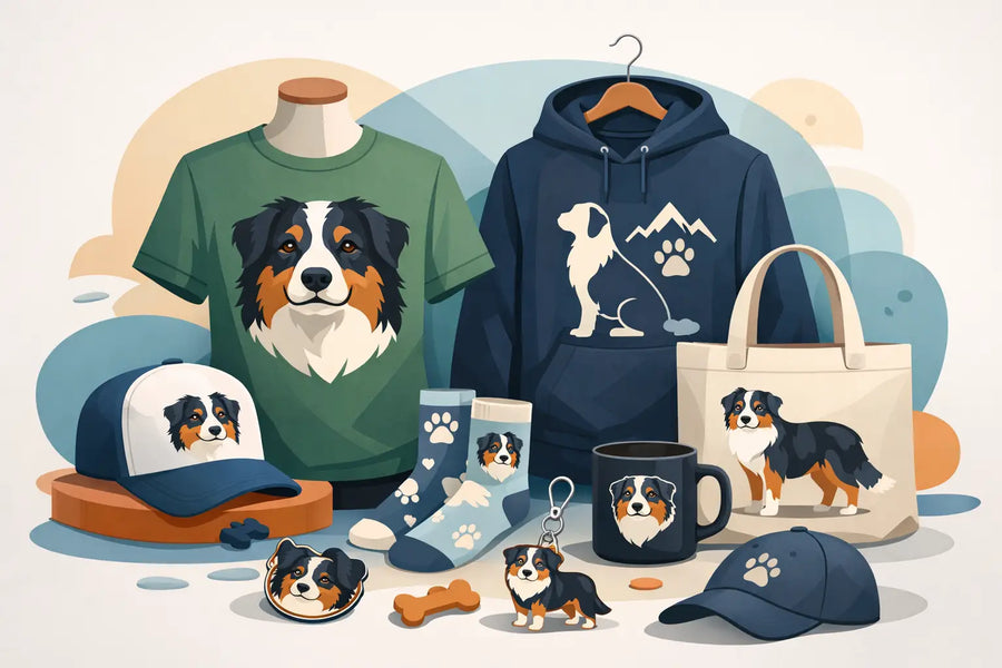 12 Australian Shepherd Themed Apparel Ideas