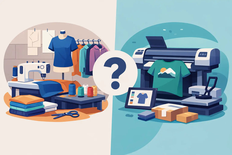 Custom Apparel vs Print on Demand: What Fits?