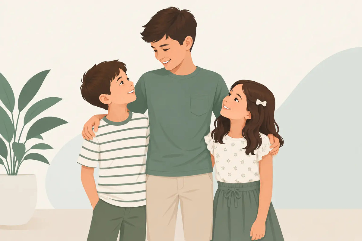 How to Match Sibling Shirts Without Overdoing It