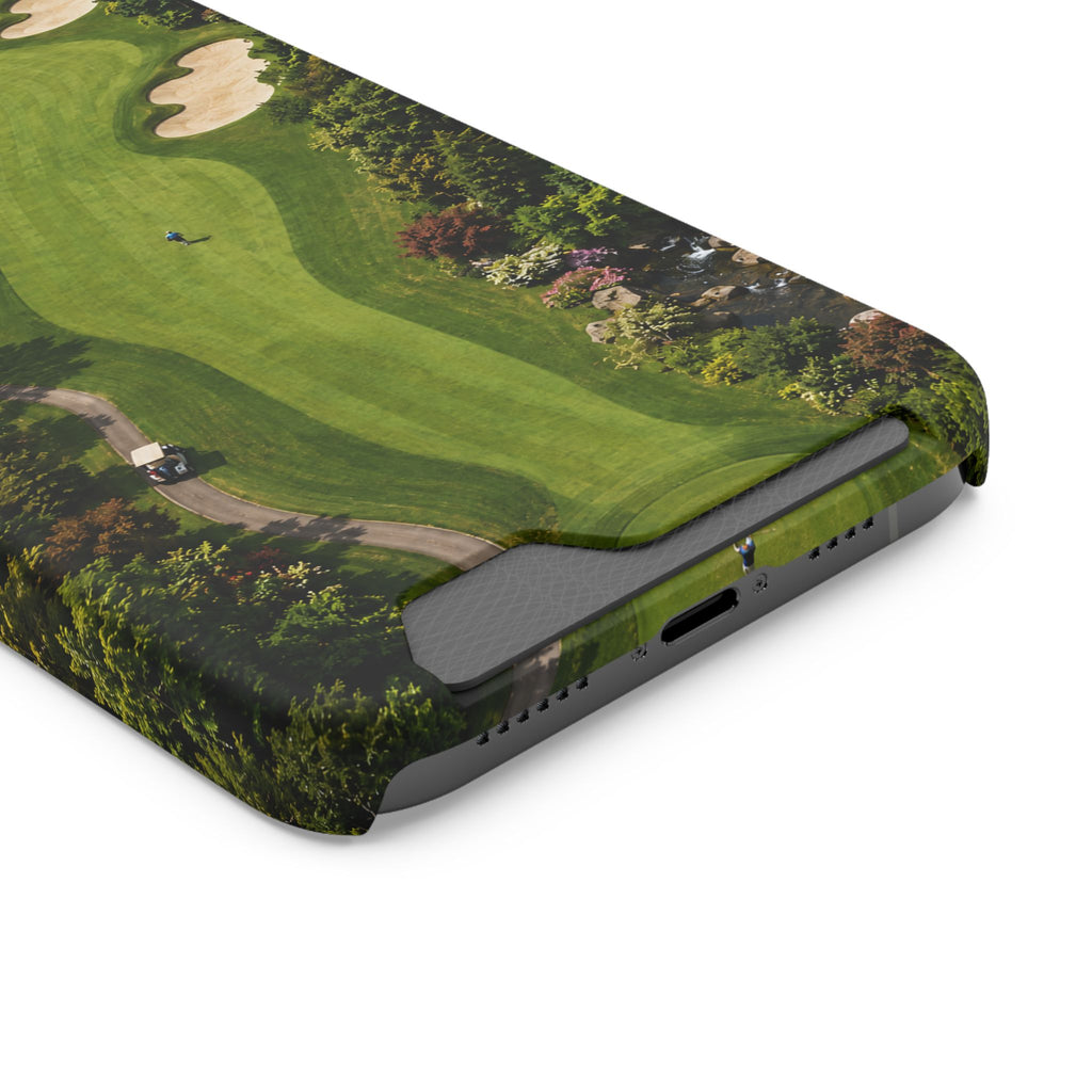 Golf Course Phone Case with Card Holder — Golf Collection