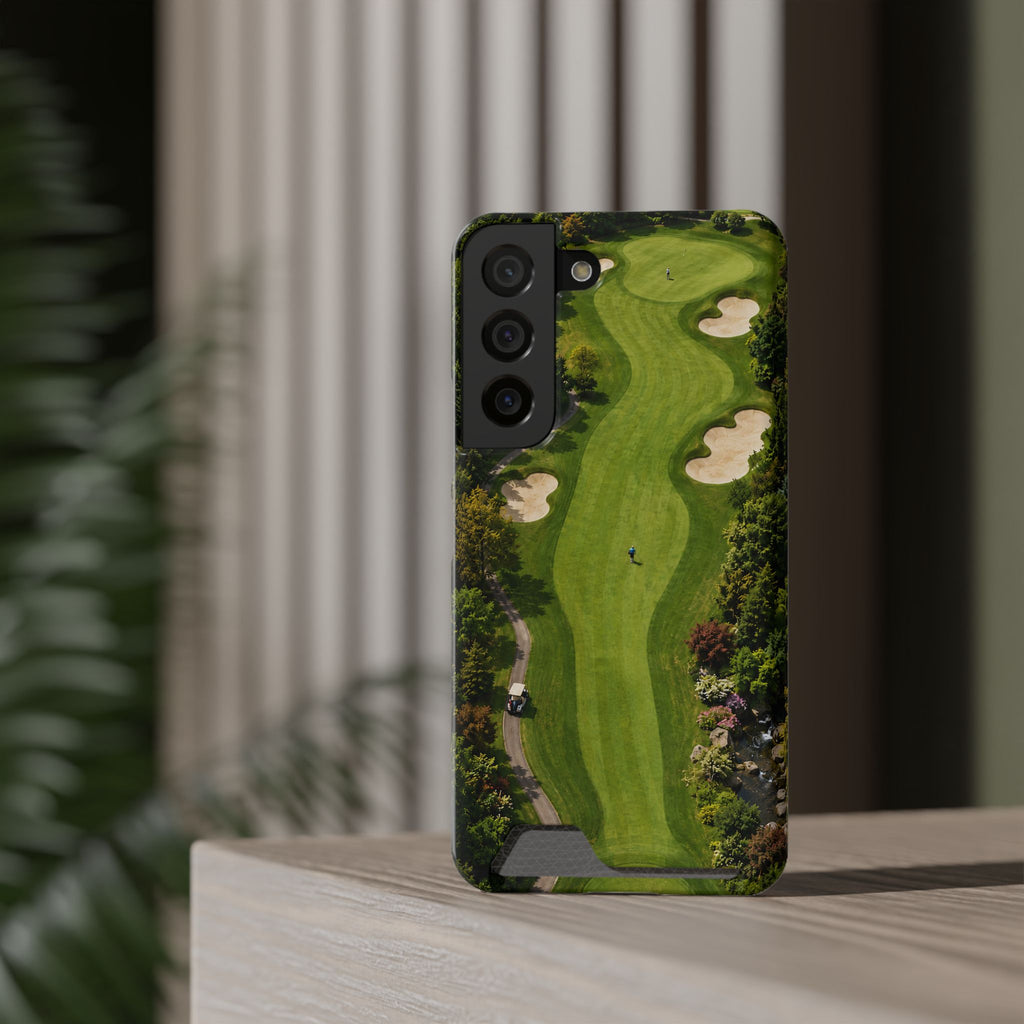 Golf Course Phone Case with Card Holder — Golf Collection