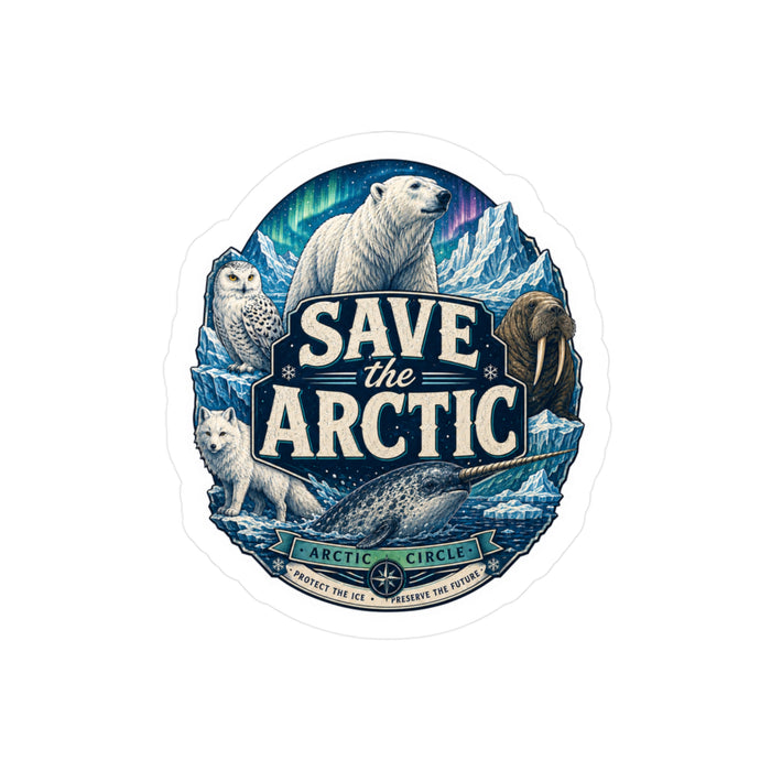 Save the Arctic Sticker — Save the Earth Collection