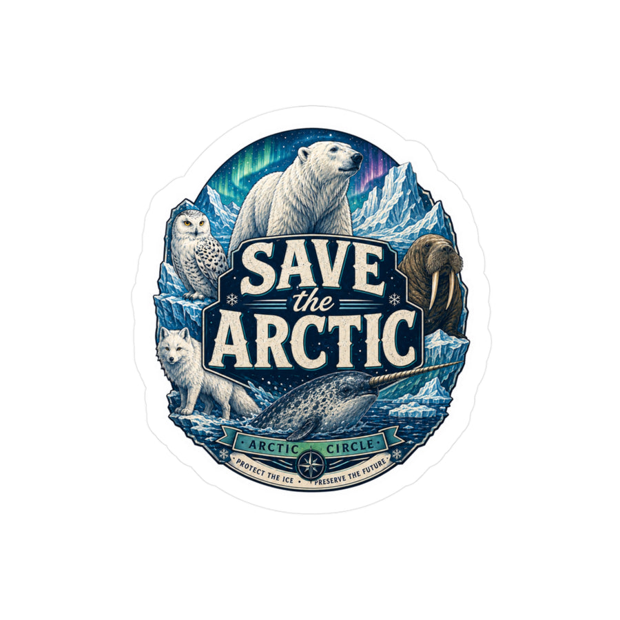Save the Arctic Sticker — Save the Earth Collection