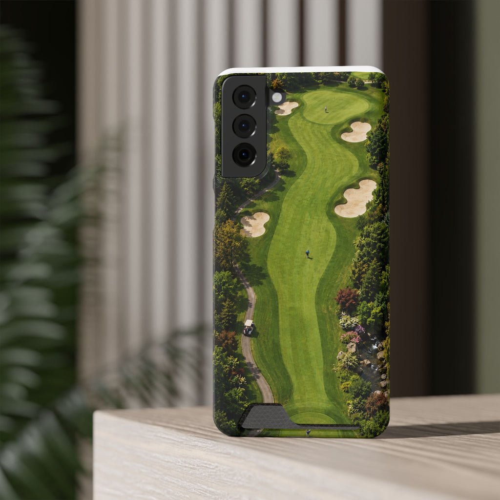 Golf Course Phone Case with Card Holder — Golf Collection