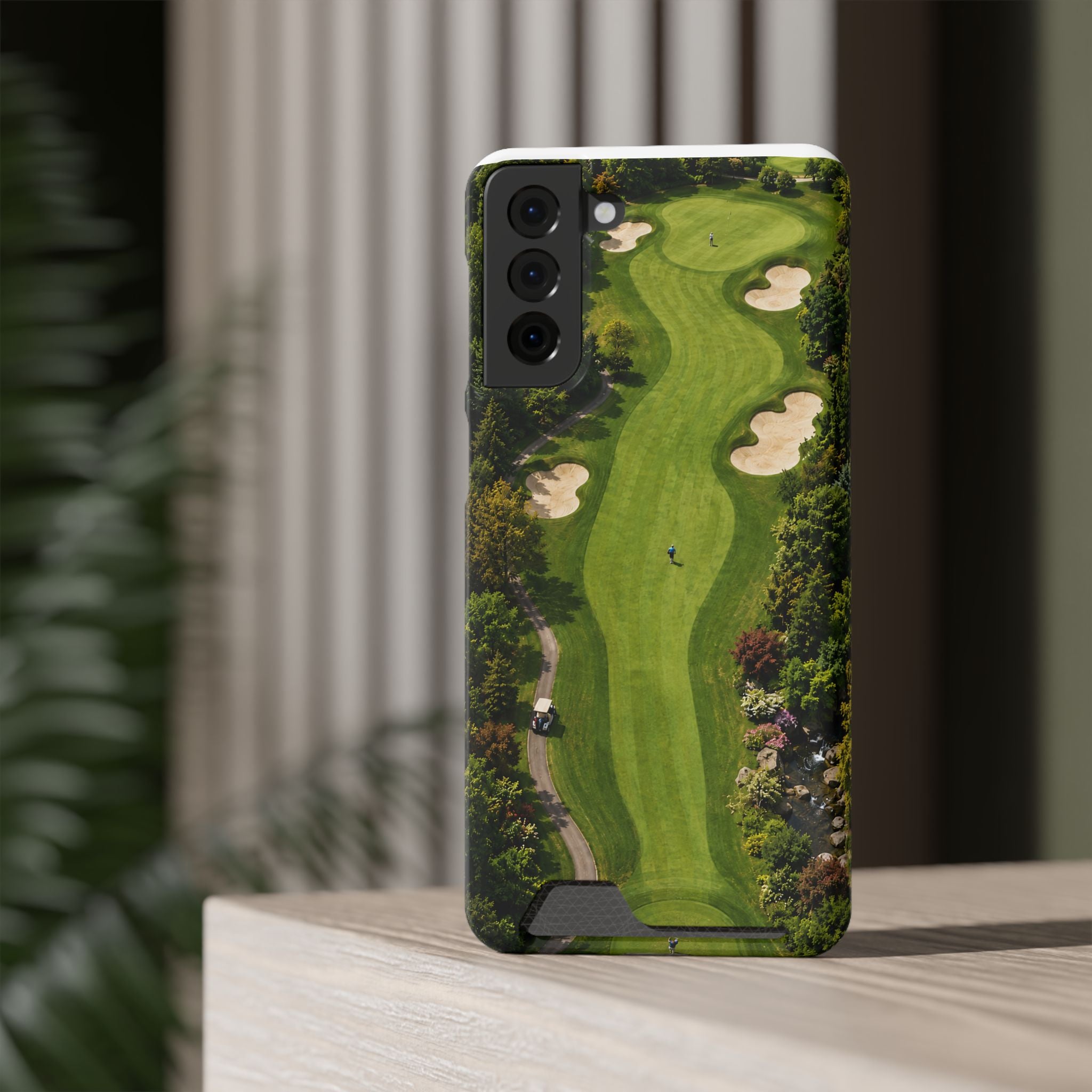 Golf Course Phone Case with Card Holder — Golf Collection