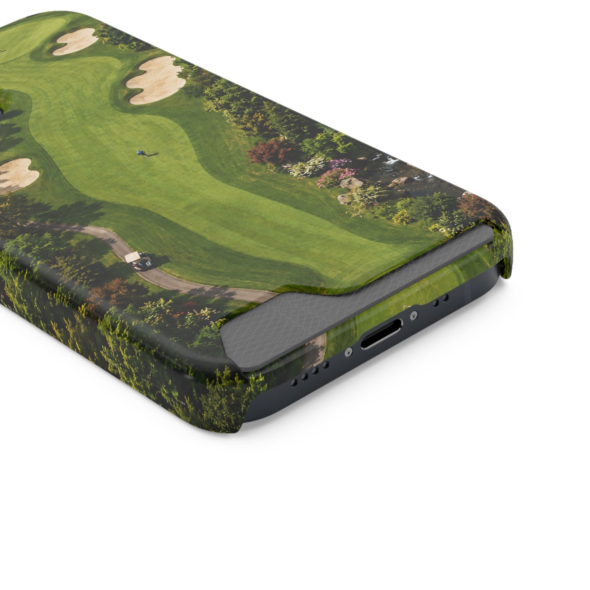 Golf Course Phone Case with Card Holder — Golf Collection
