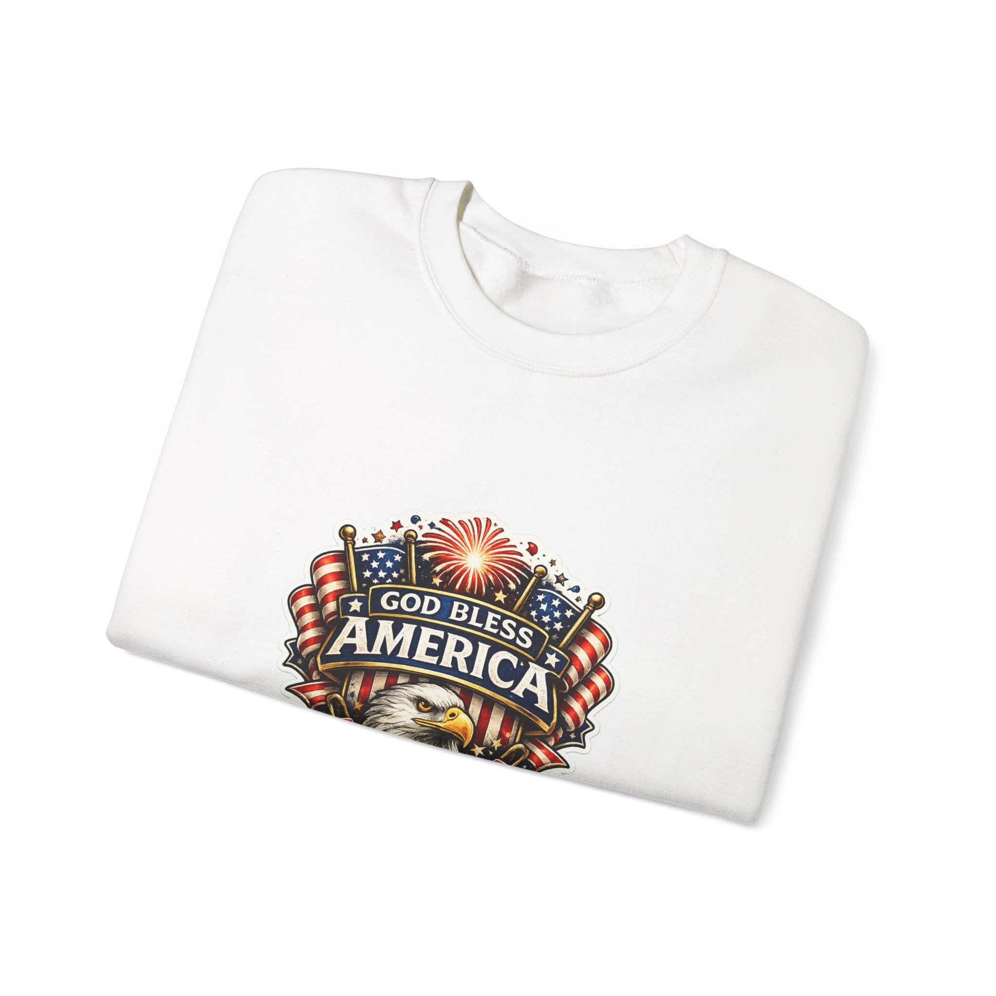 God Bless America Crewneck Sweatshirt – Independence Day Collection