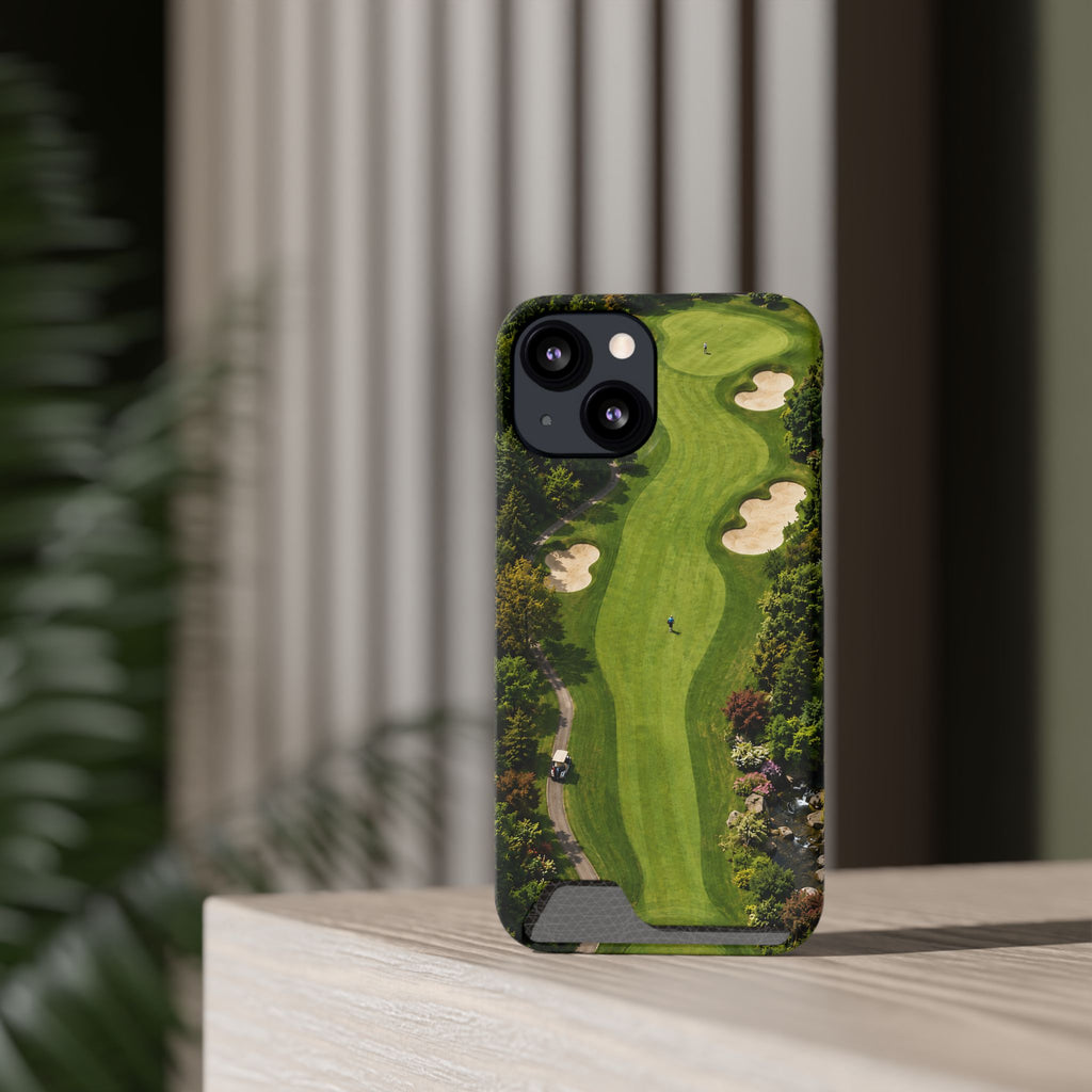 Golf Course Phone Case with Card Holder — Golf Collection