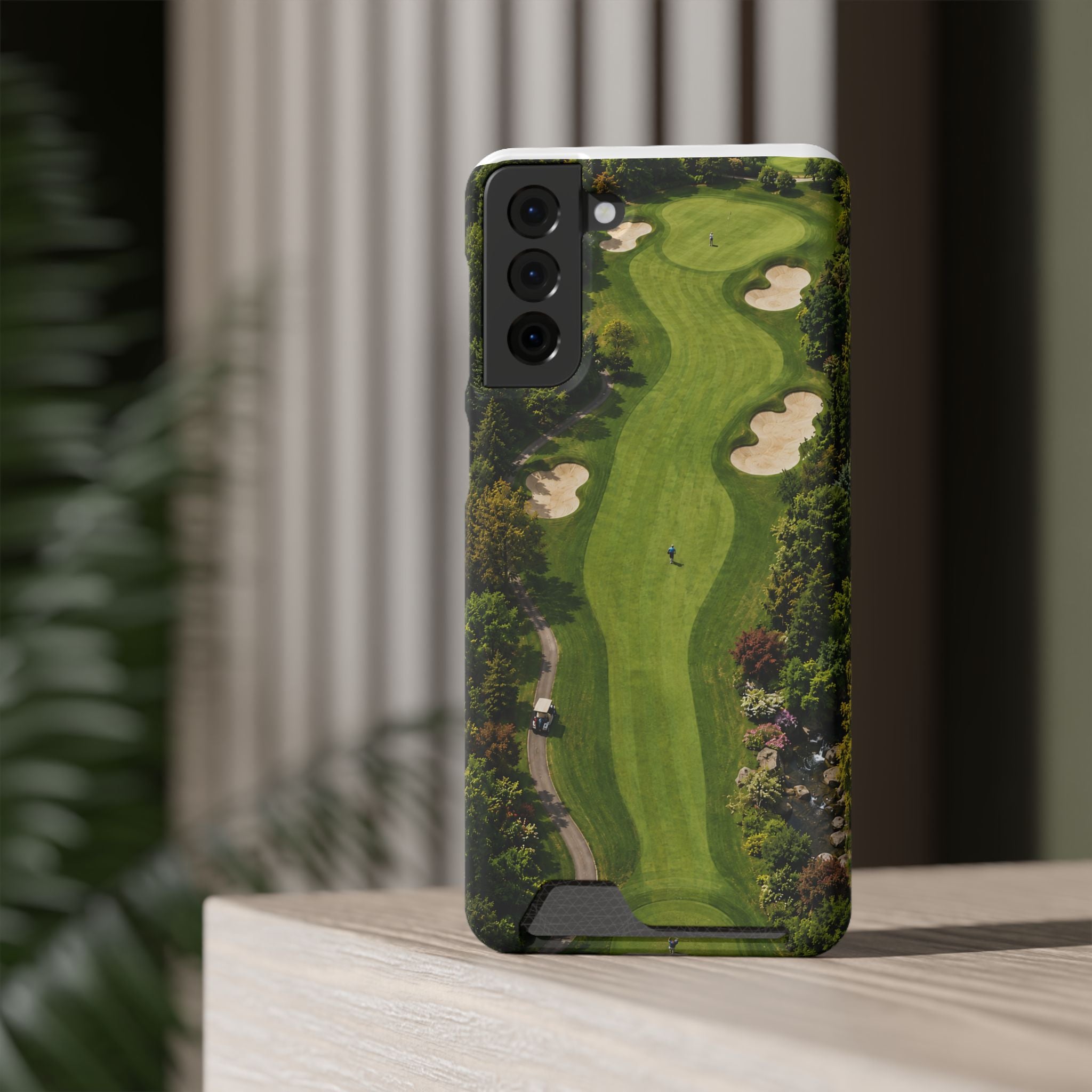 Golf Course Phone Case with Card Holder — Golf Collection