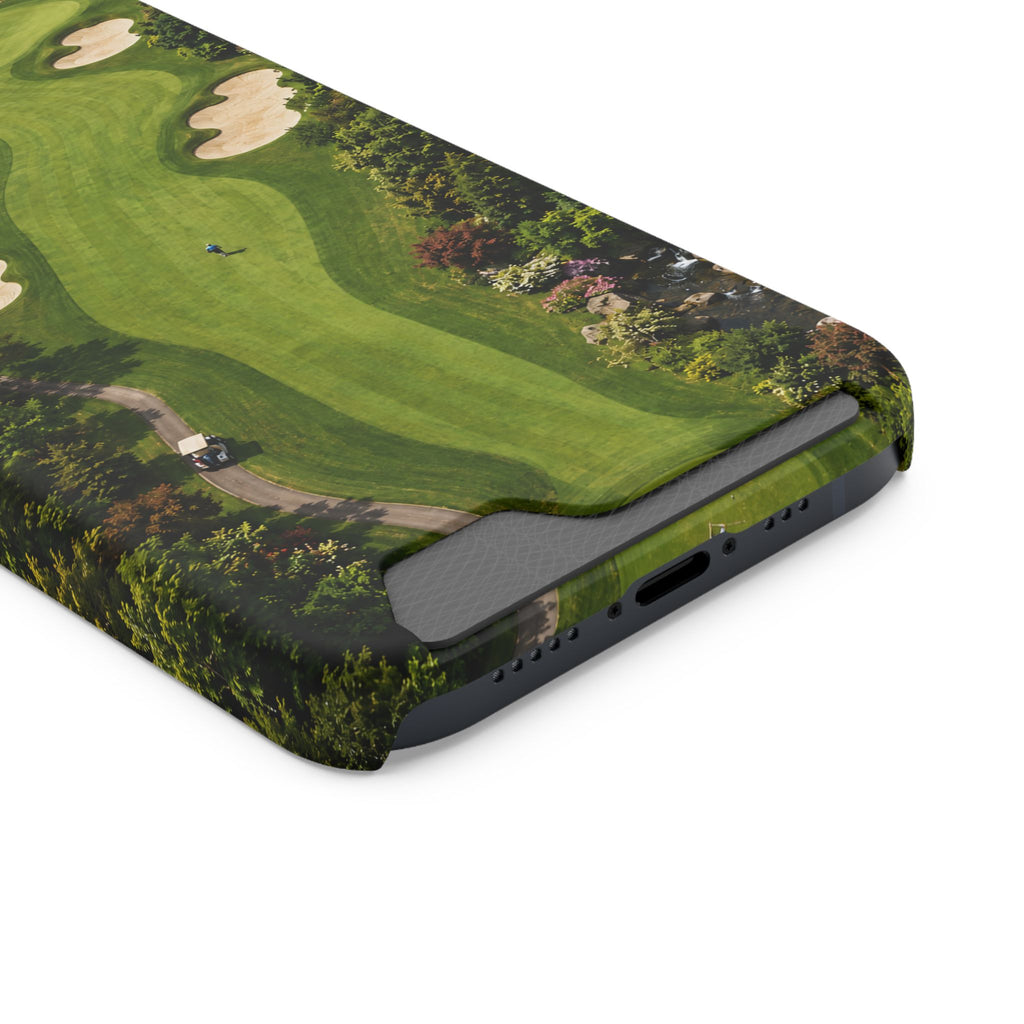 Golf Course Phone Case with Card Holder — Golf Collection
