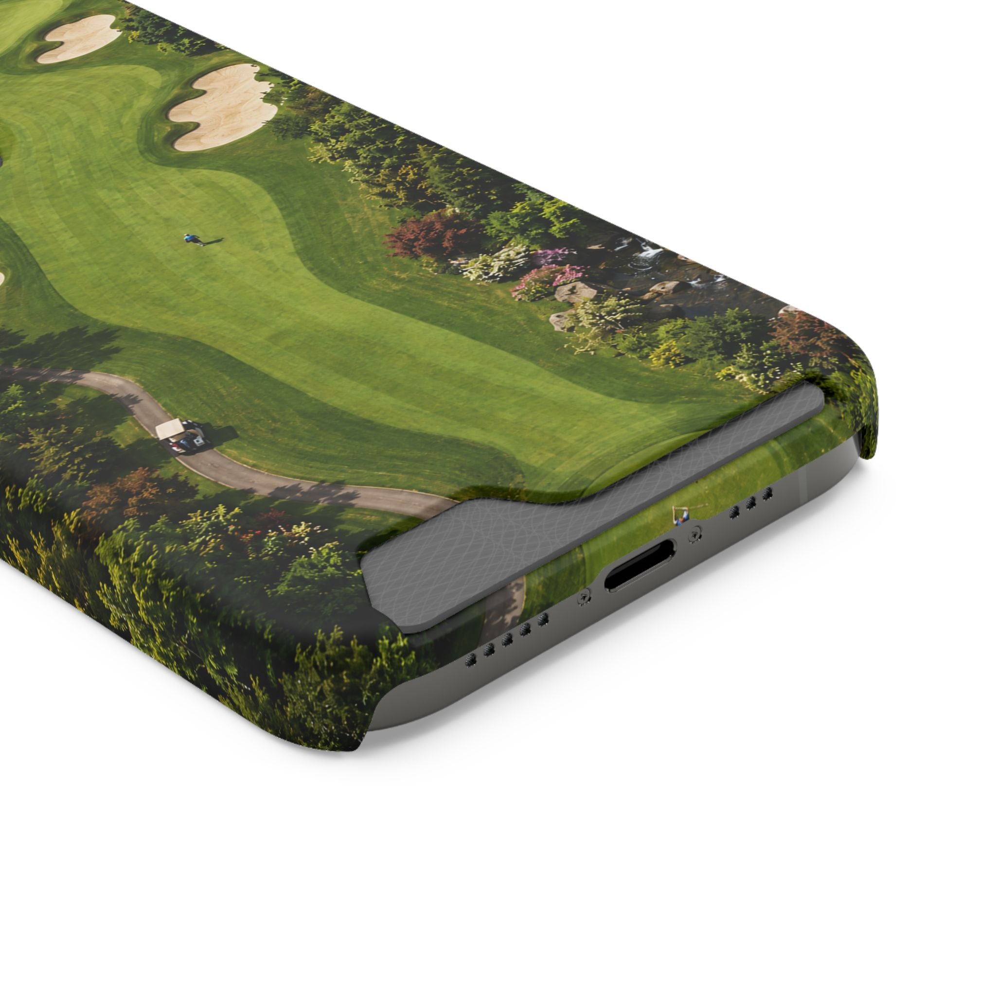 Golf Course Phone Case with Card Holder — Golf Collection