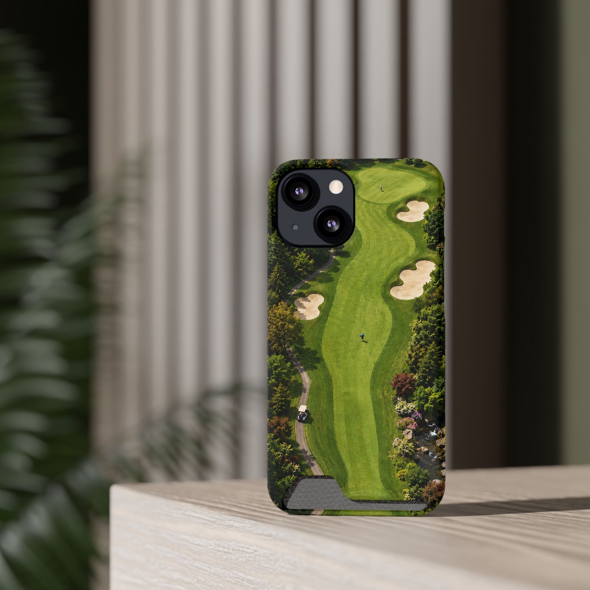 Golf Course Phone Case with Card Holder — Golf Collection