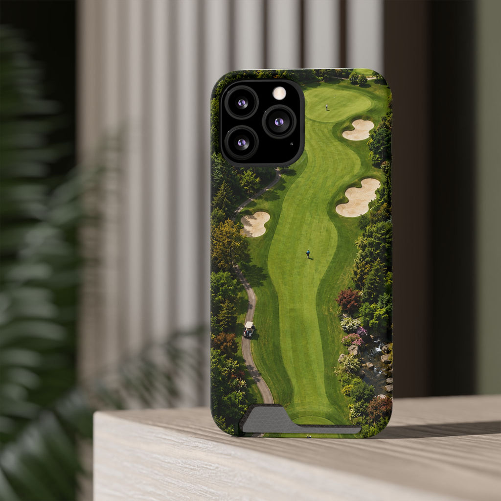 Golf Course Phone Case with Card Holder — Golf Collection
