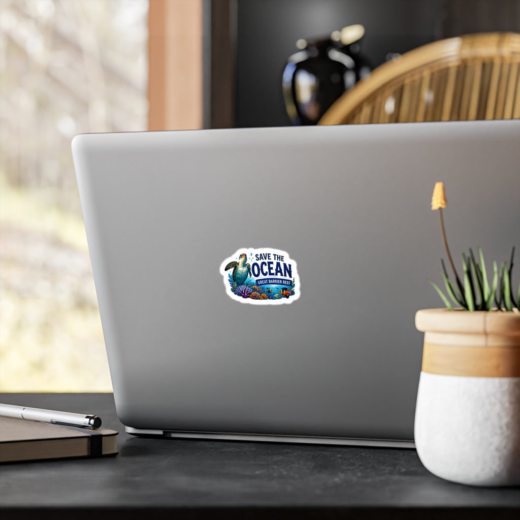 Save The Ocean Sticker — Great Barrier Reef — Save the Earth Collection