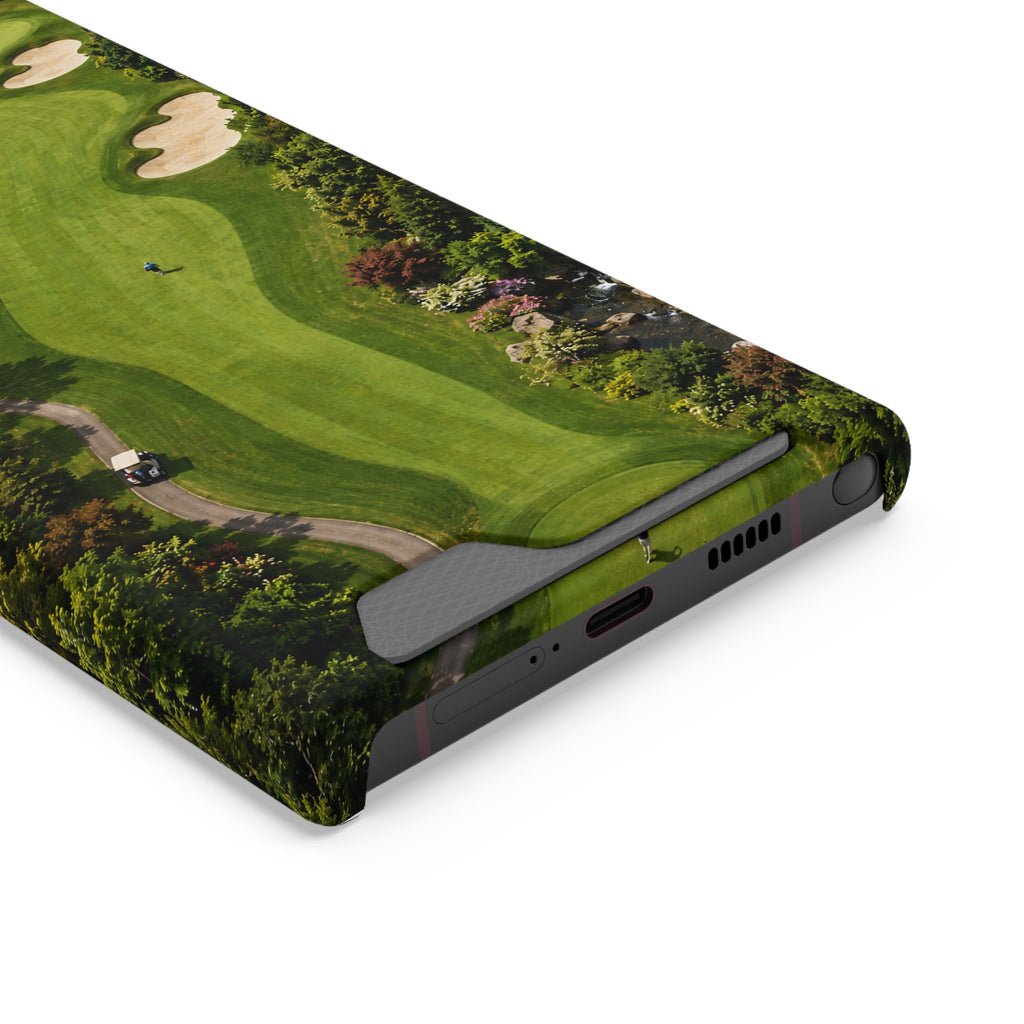 Golf Course Phone Case with Card Holder — Golf Collection