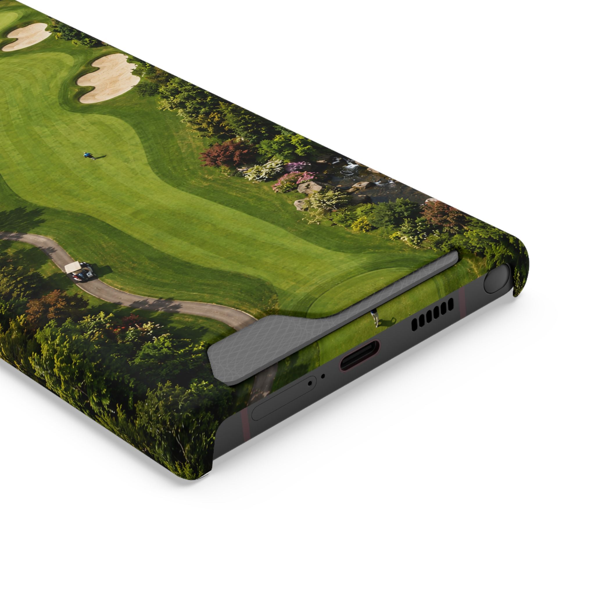 Golf Course Phone Case with Card Holder — Golf Collection