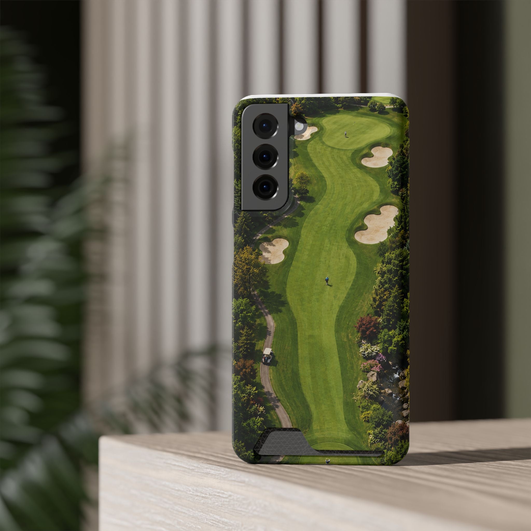 Golf Course Phone Case with Card Holder — Golf Collection