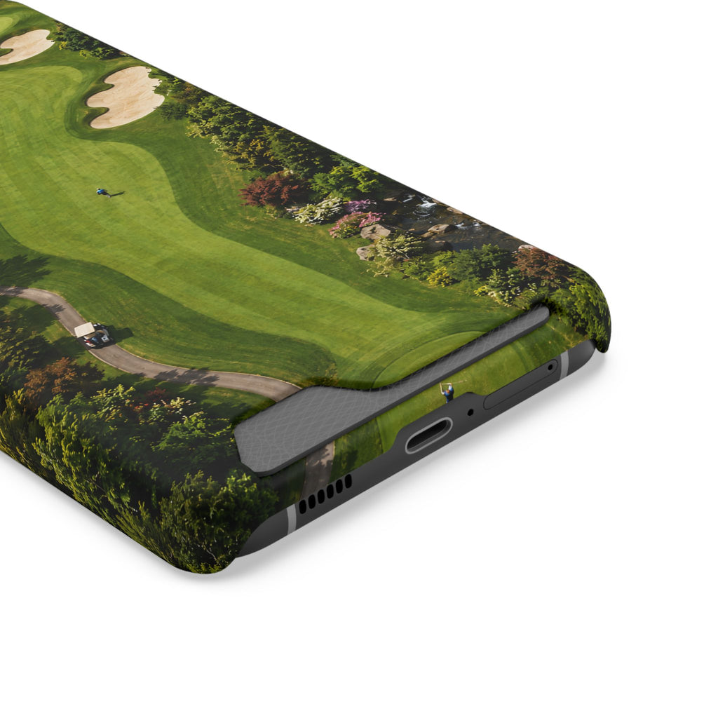 Golf Course Phone Case with Card Holder — Golf Collection