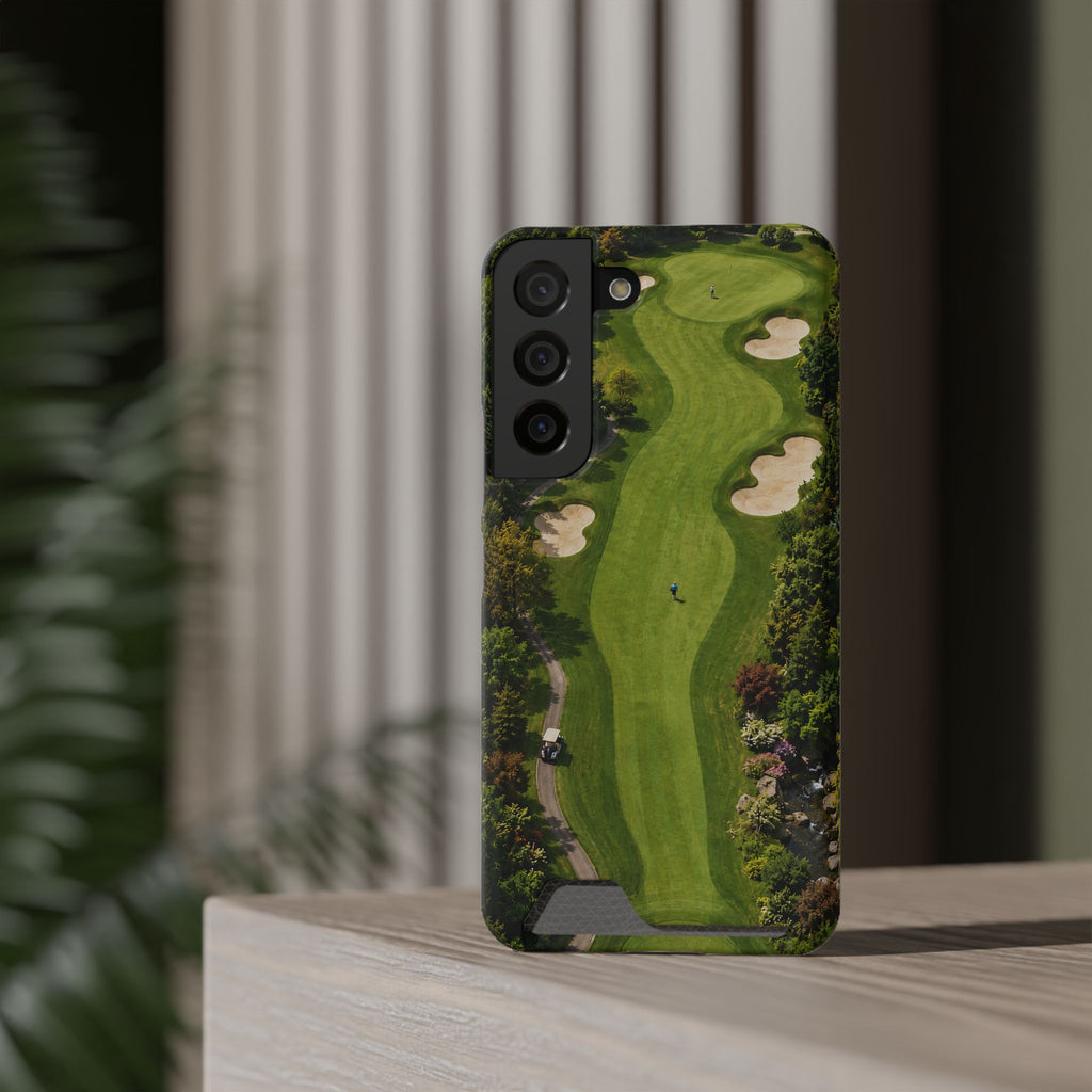 Golf Course Phone Case with Card Holder — Golf Collection