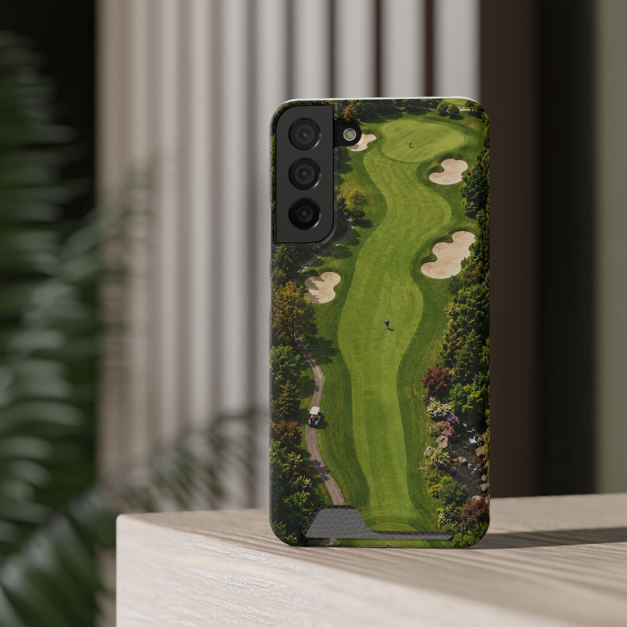Golf Course Phone Case with Card Holder — Golf Collection