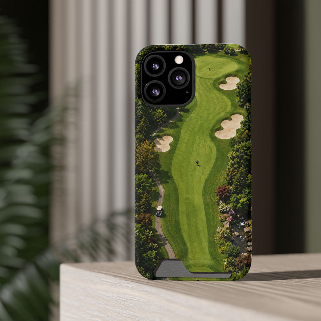 Golf Course Phone Case with Card Holder — Golf Collection
