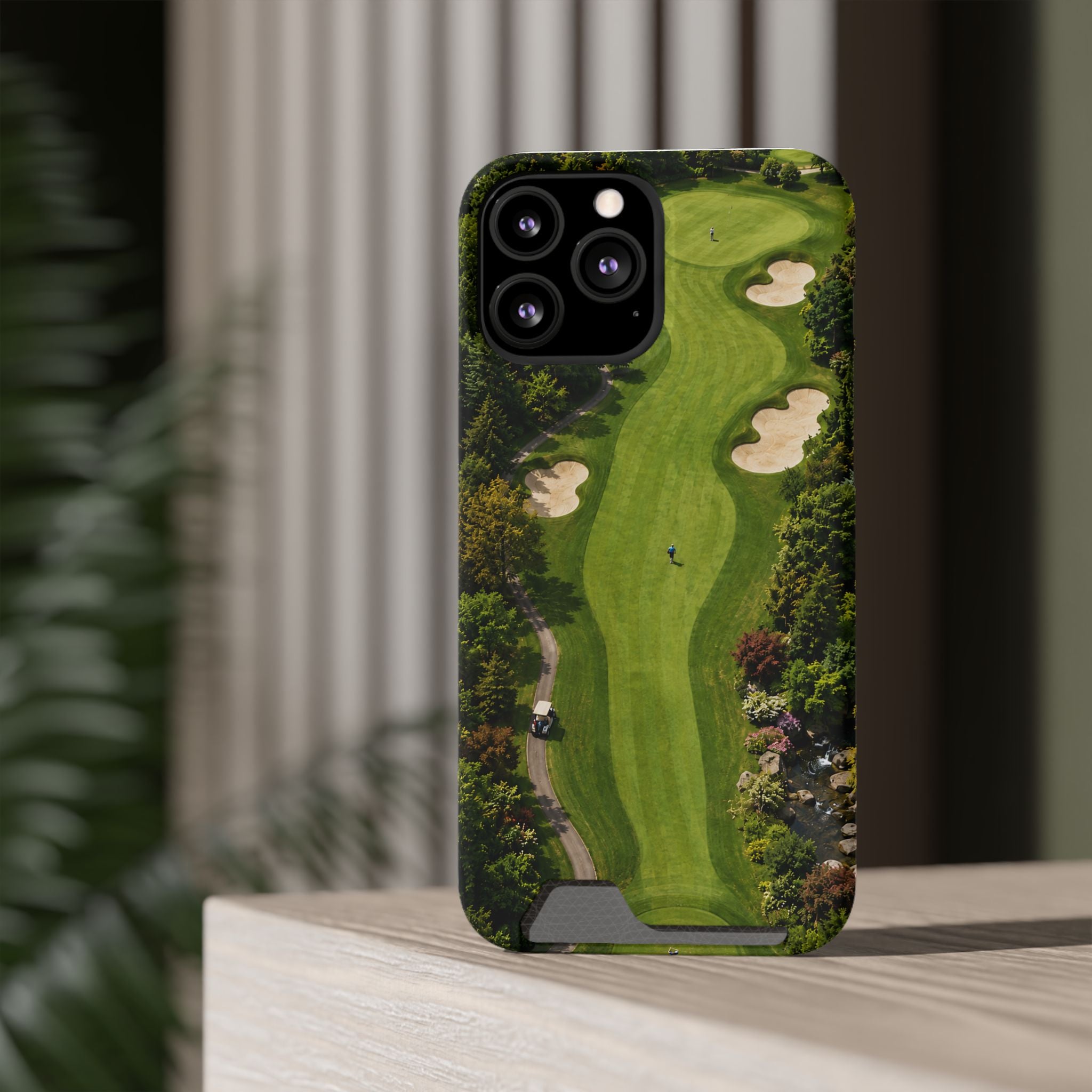 Golf Course Phone Case with Card Holder — Golf Collection