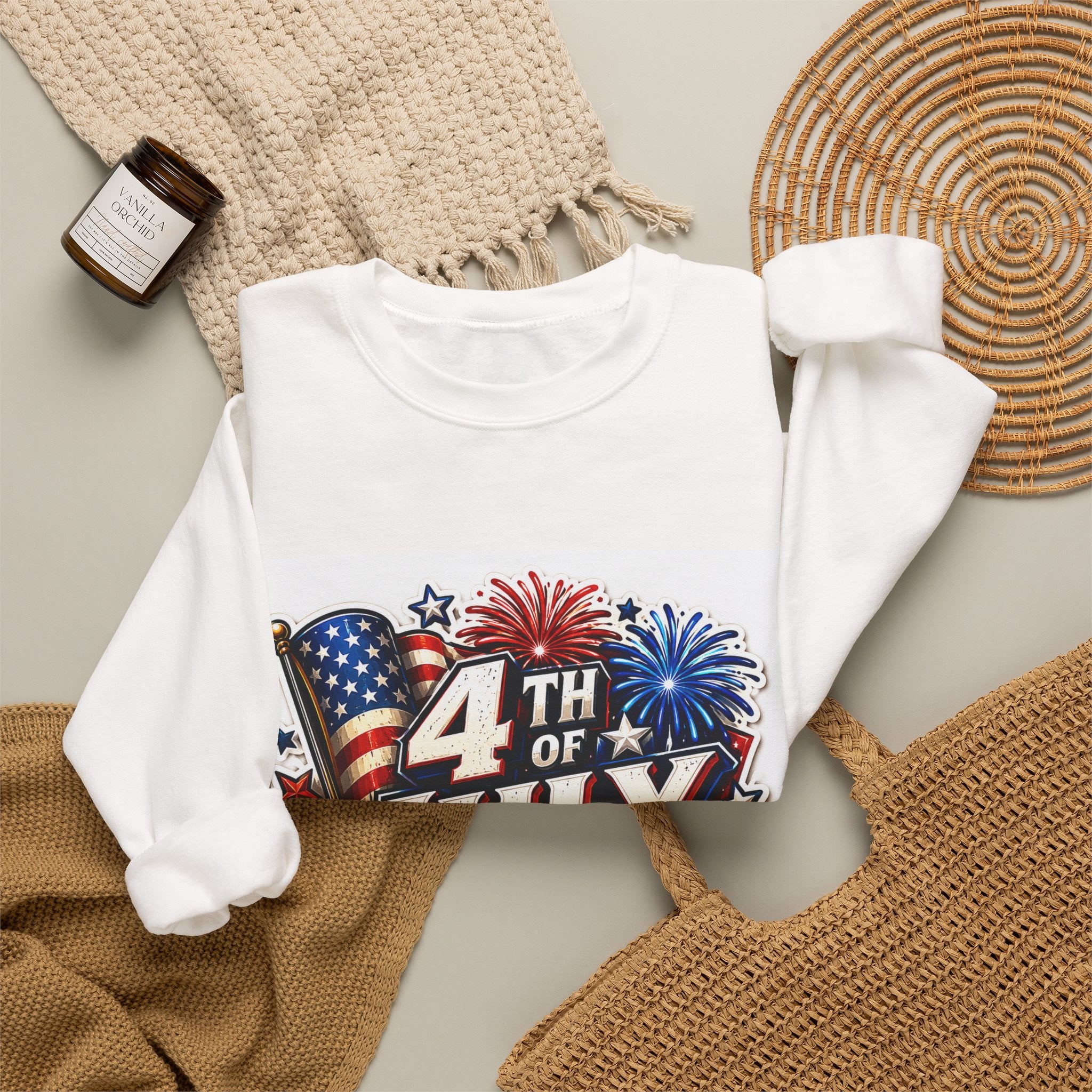 4th of July Sweatshirt - Independence Day Collection