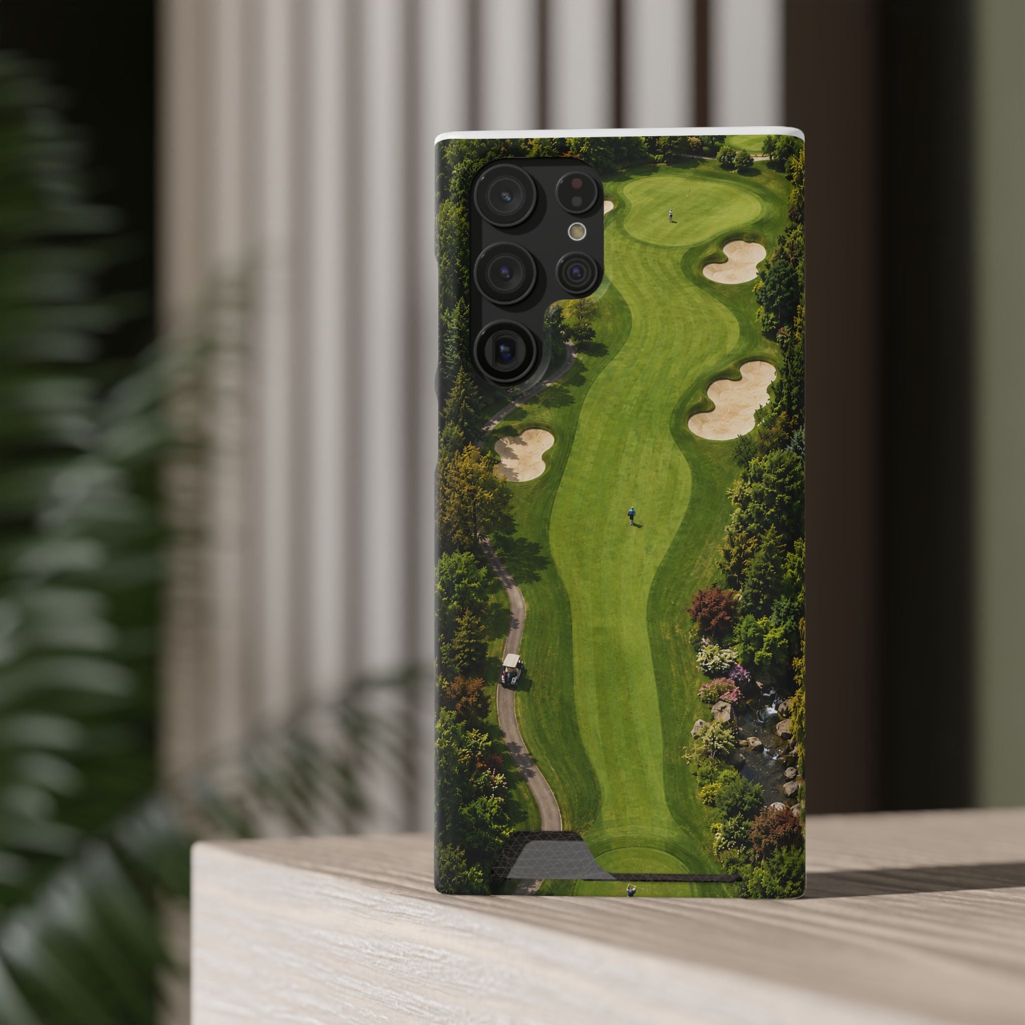 Golf Course Phone Case with Card Holder — Golf Collection