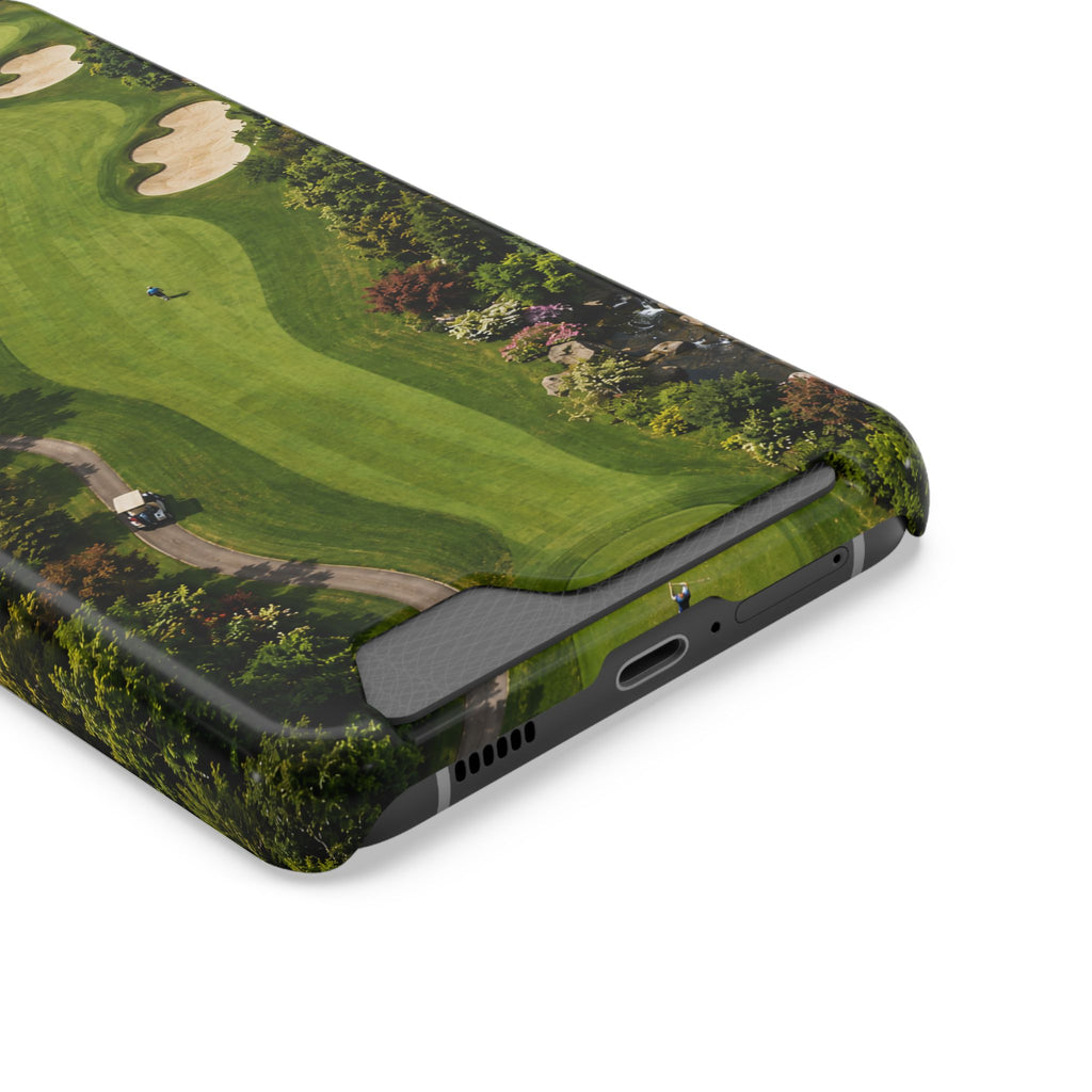 Golf Course Phone Case with Card Holder — Golf Collection