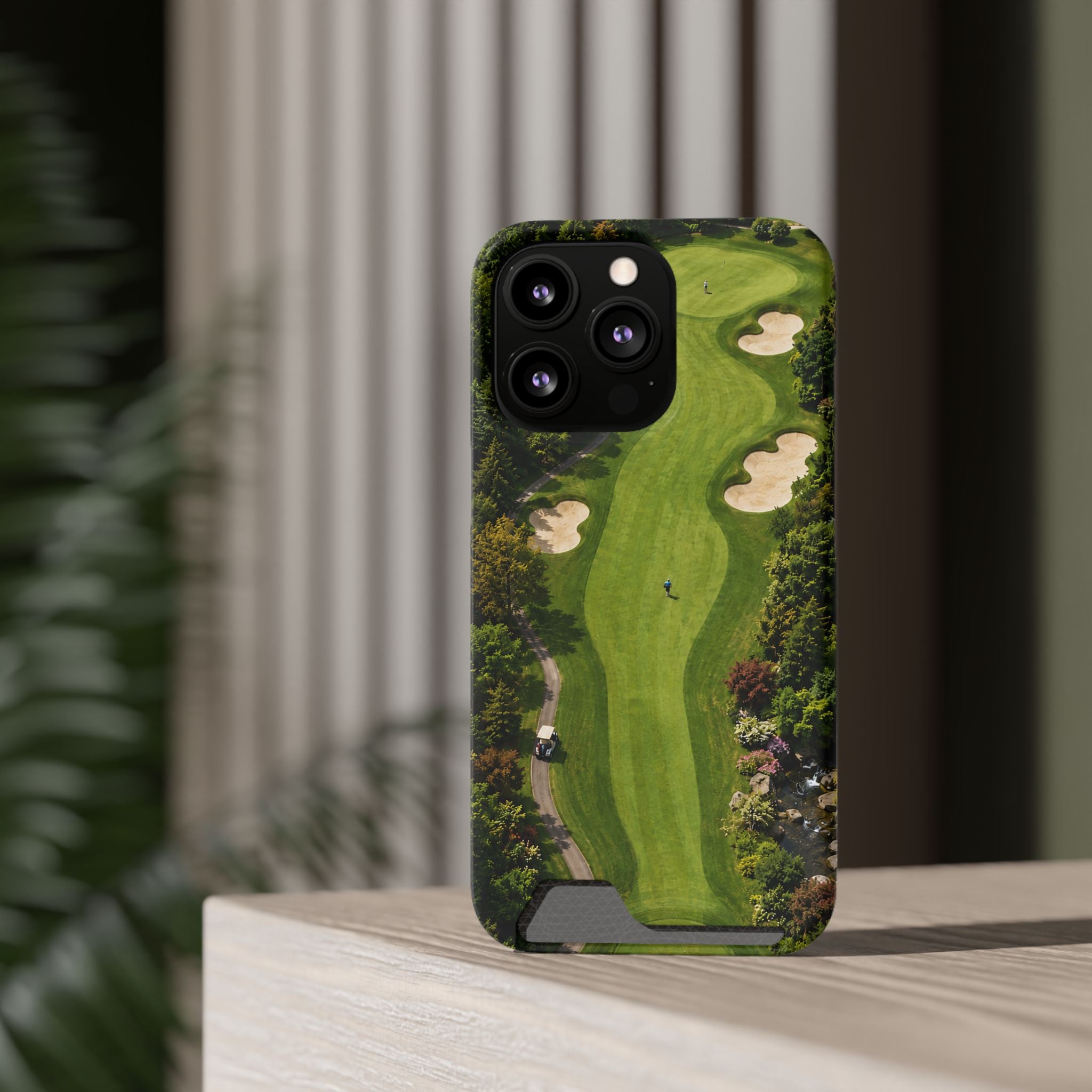 Golf Course Phone Case with Card Holder — Golf Collection