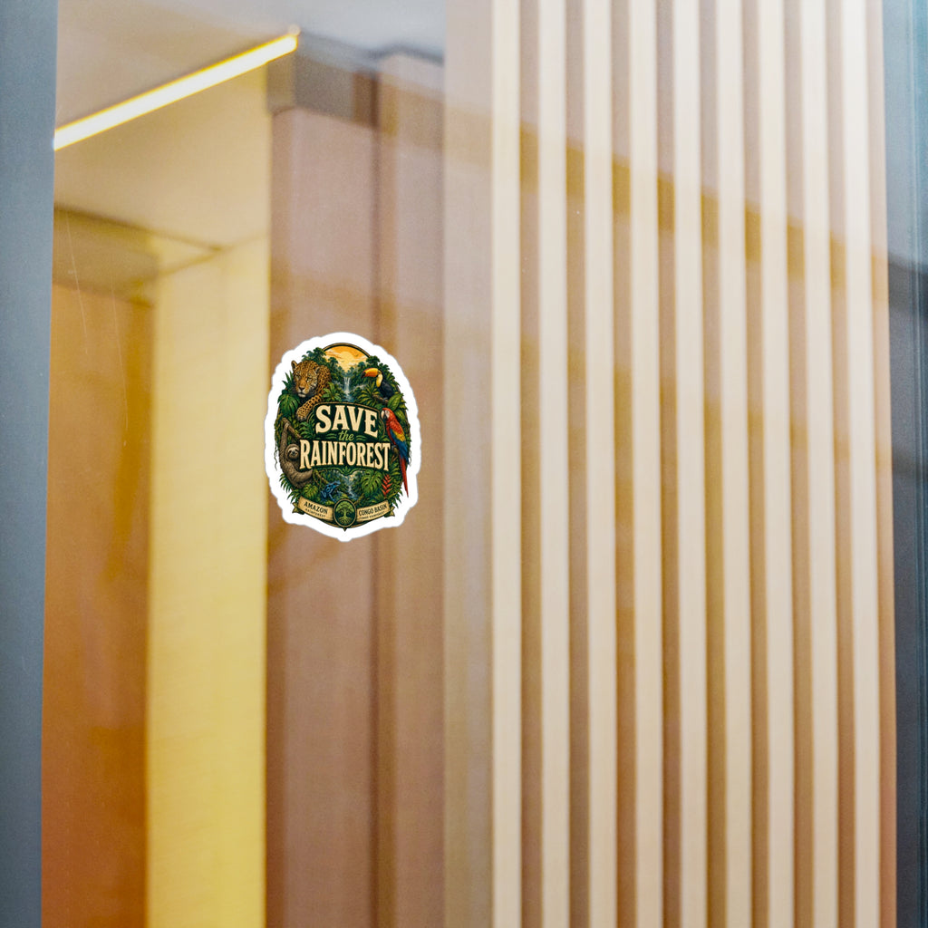 Save the Rainforest Sticker — Save the Earth Collection
