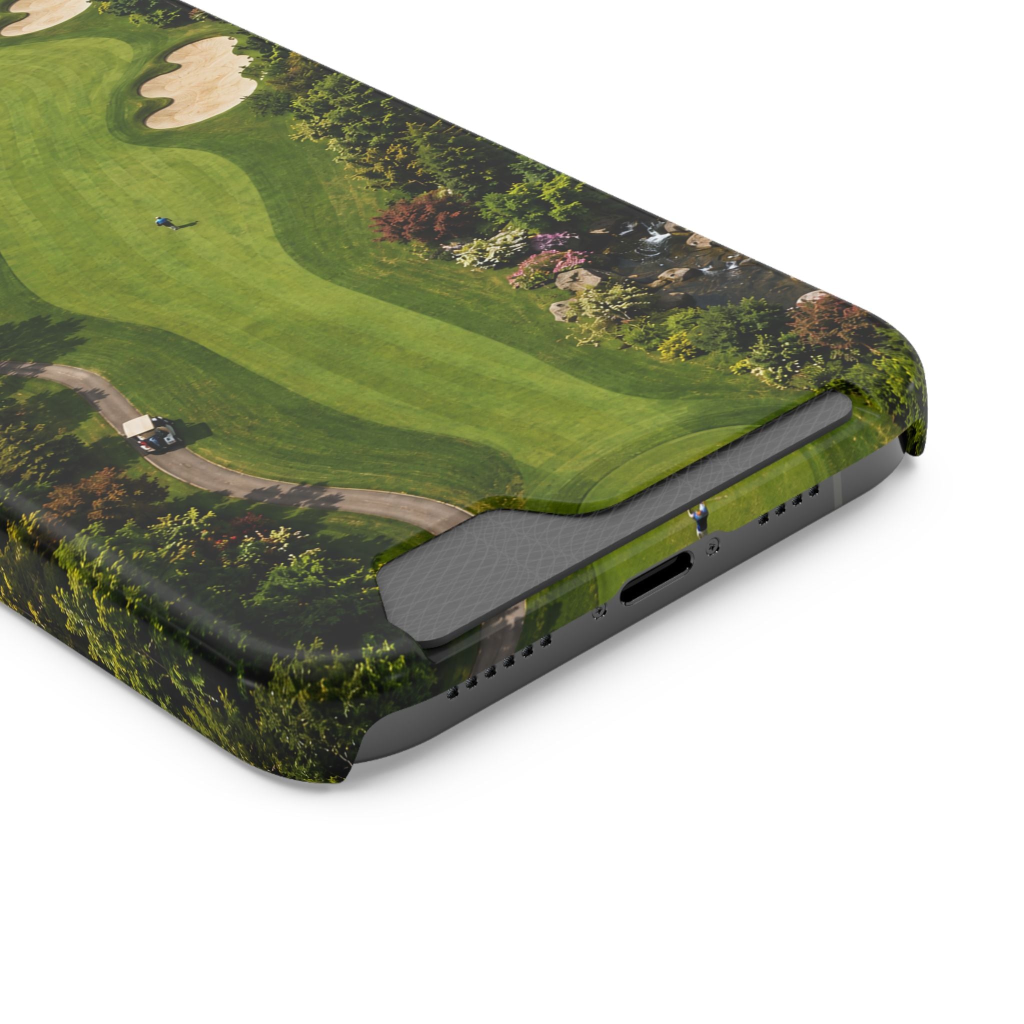 Golf Course Phone Case with Card Holder — Golf Collection