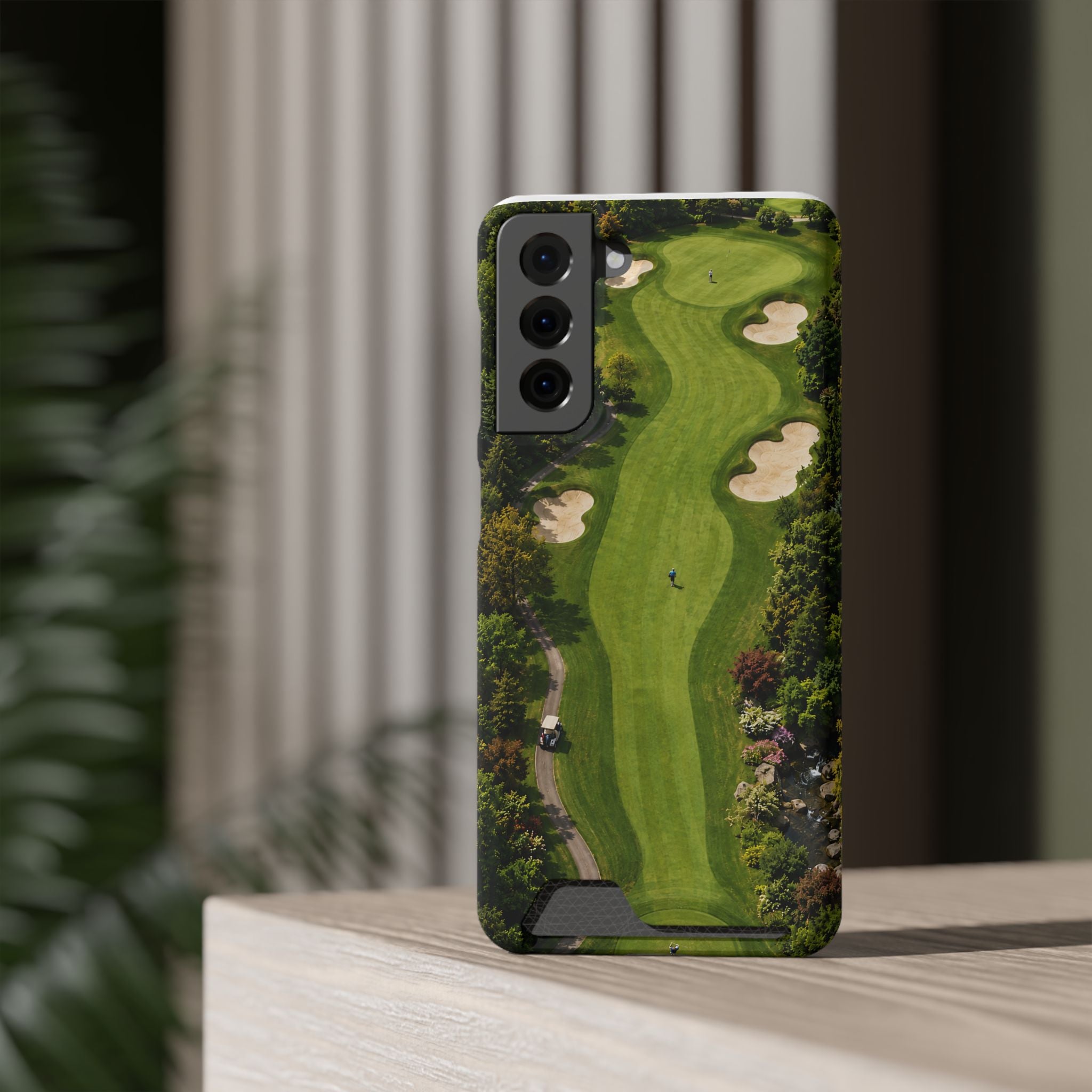Golf Course Phone Case with Card Holder — Golf Collection