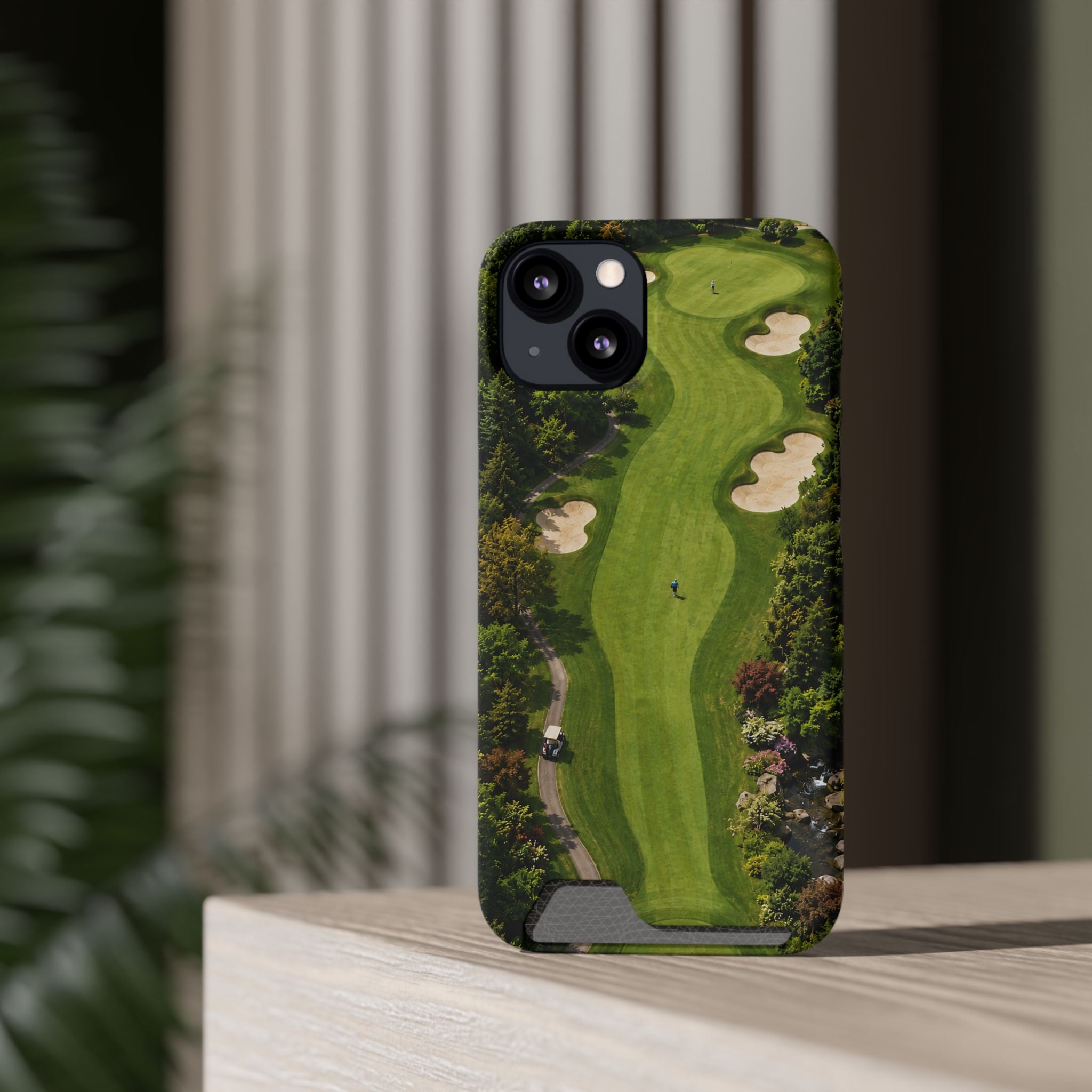 Golf Course Phone Case with Card Holder — Golf Collection