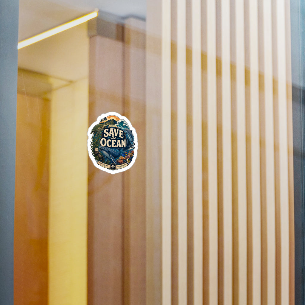 Save the Ocean Sticker — Save the Earth Collection