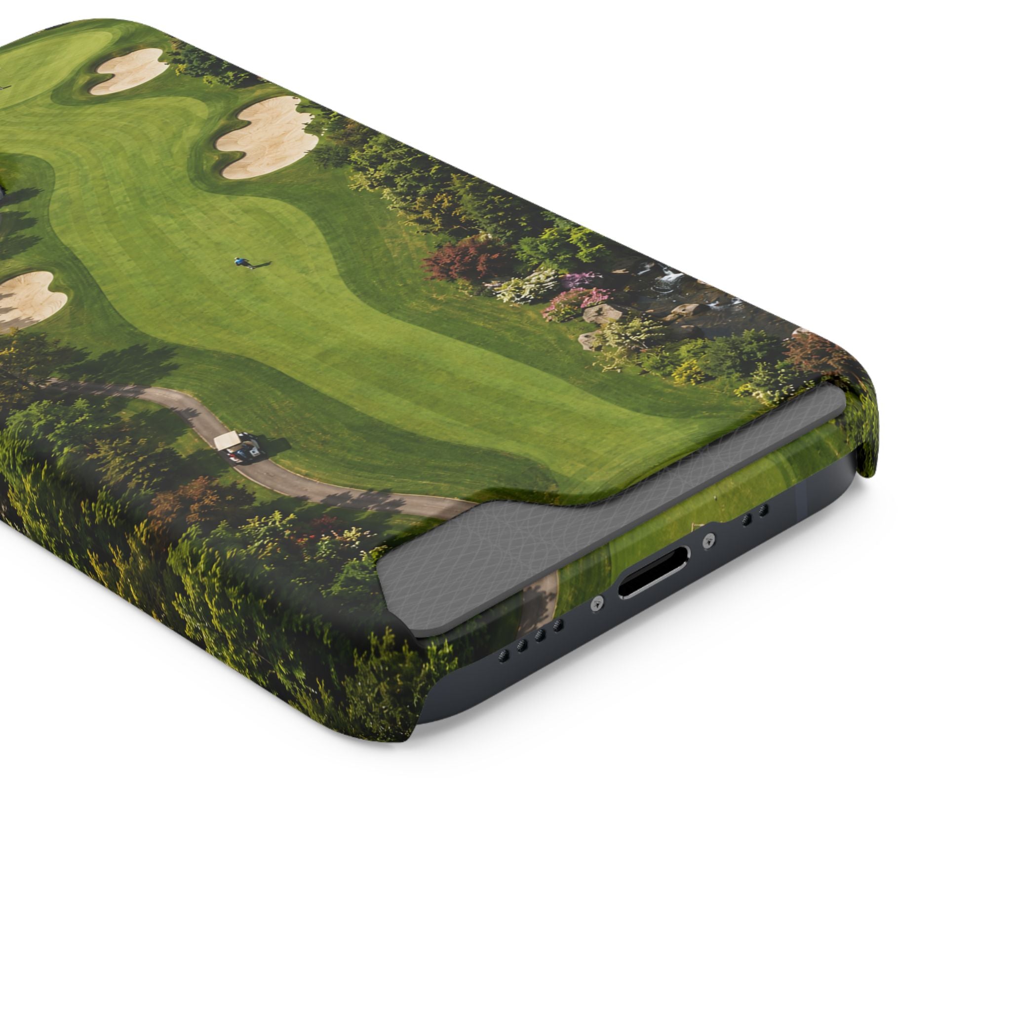 Golf Course Phone Case with Card Holder — Golf Collection