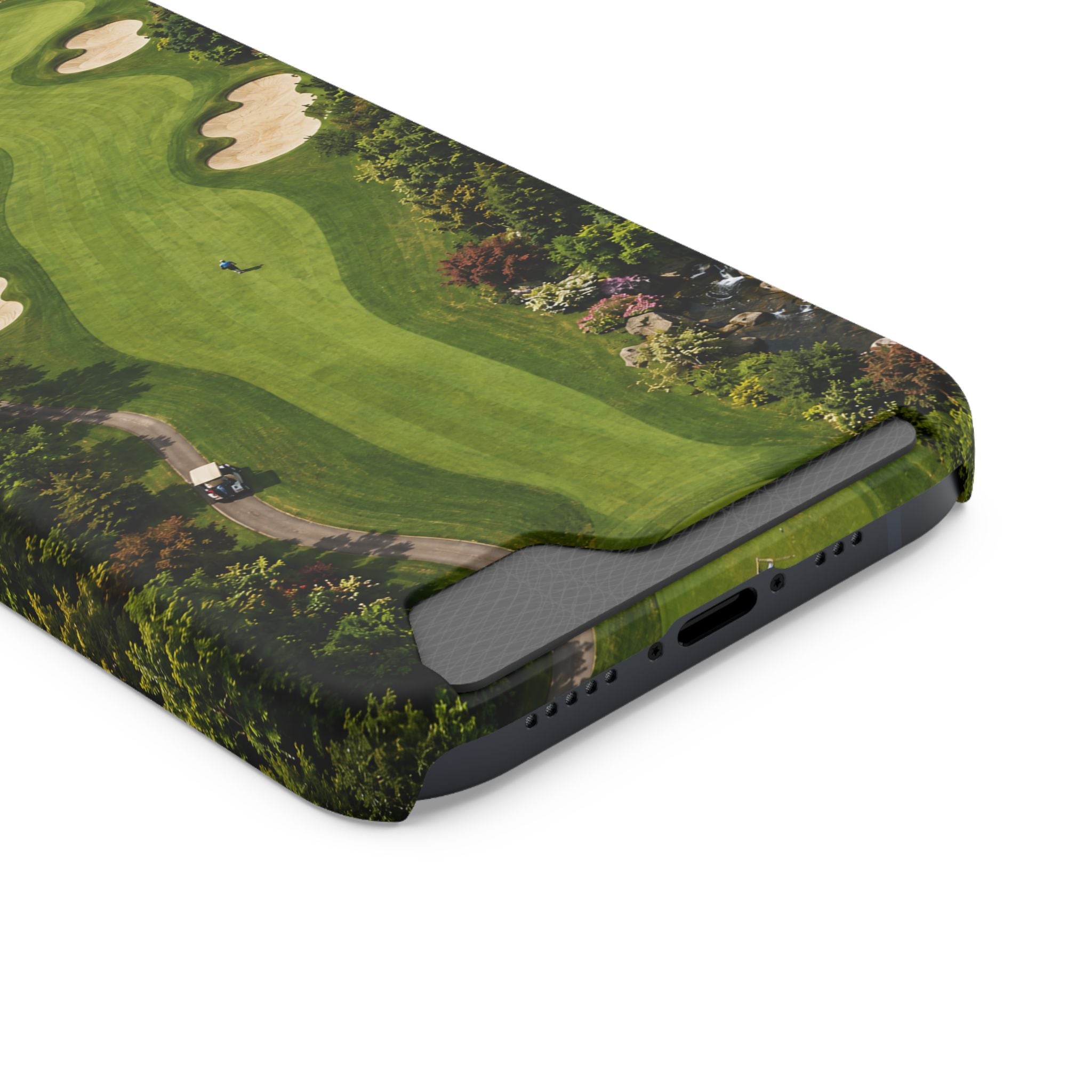 Golf Course Phone Case with Card Holder — Golf Collection