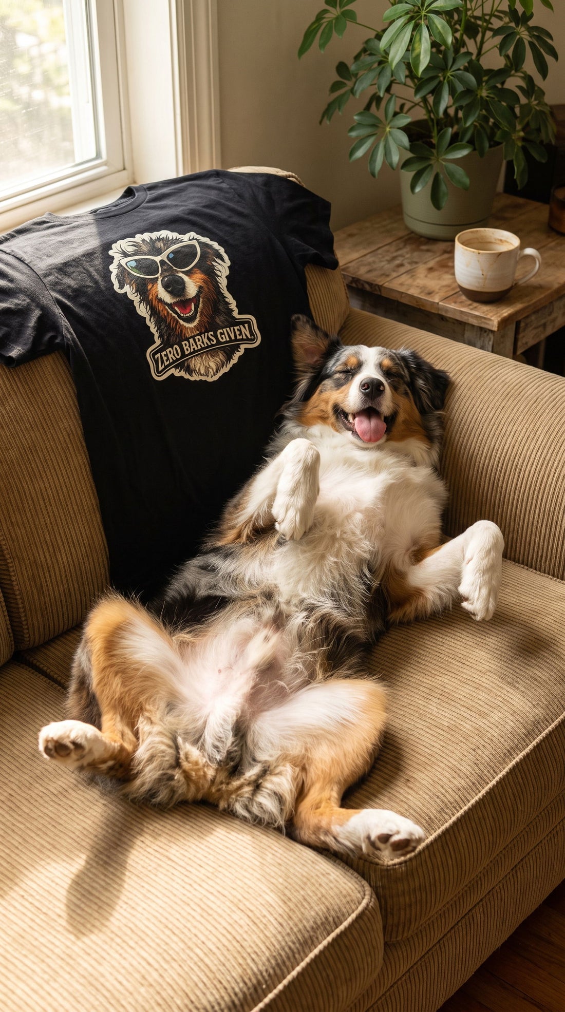 Aussie Zero Barks Given T-Shirt - Luna Collection